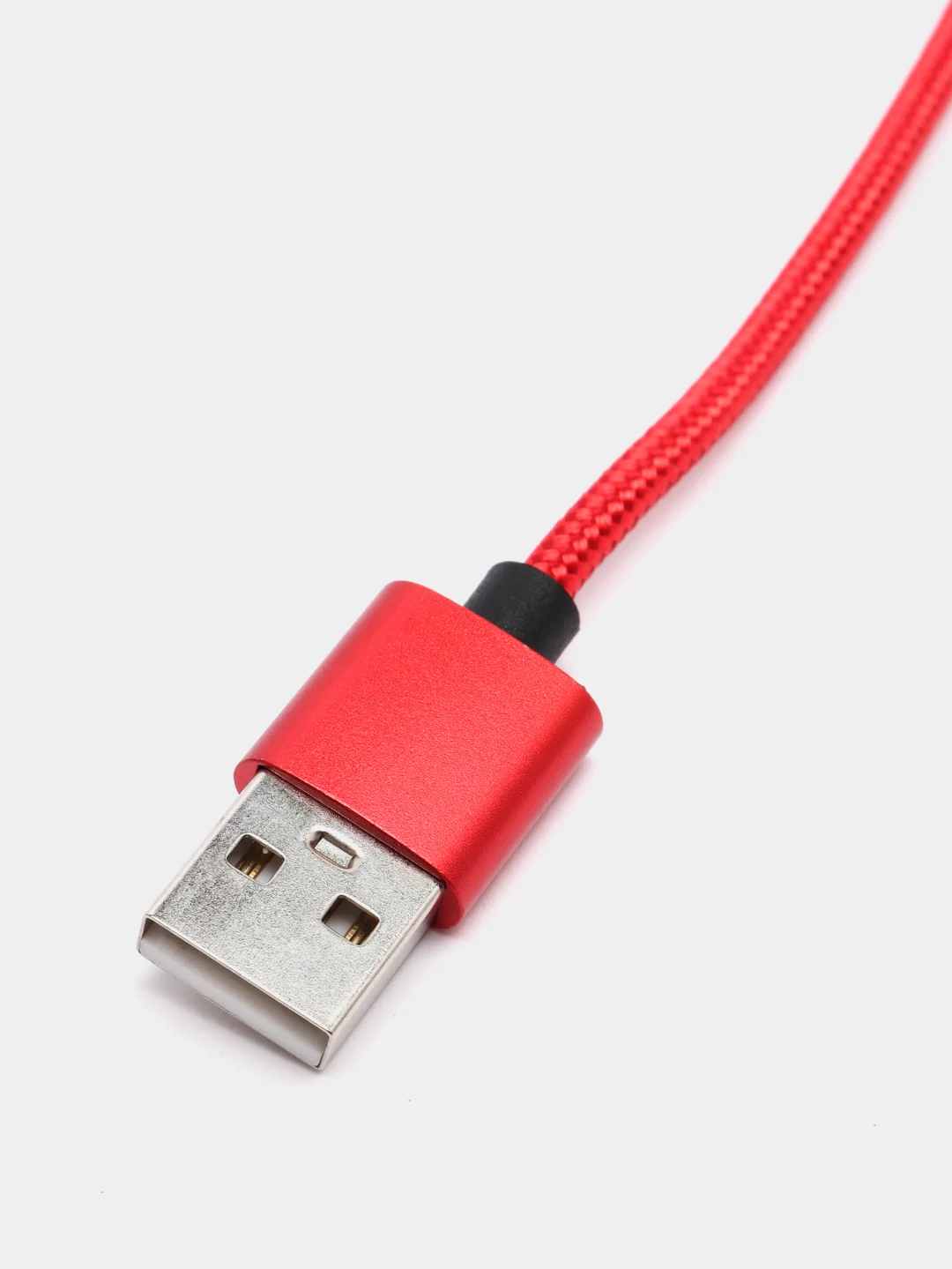 Красный usb кабель для зарядки и передачи данных 2-х метровые(micro, type c, ios)