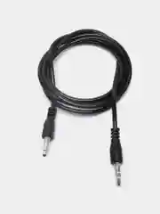 Кабель AUX jack 3.5 мм, прямой коннектор, черный