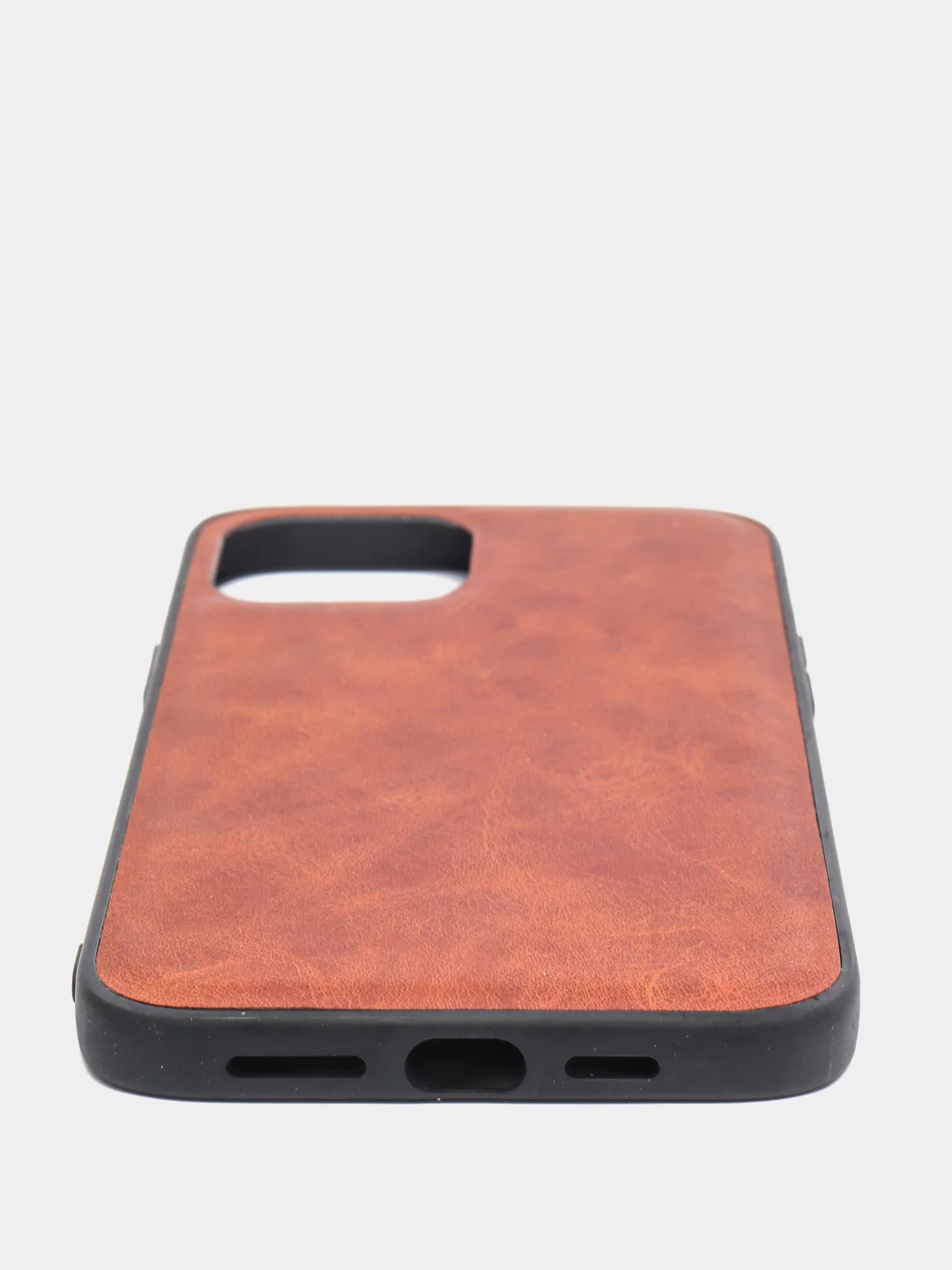 Коричневый чехол для iPhone 11 / 12 13 Pro Max, кожаный айфон про макс