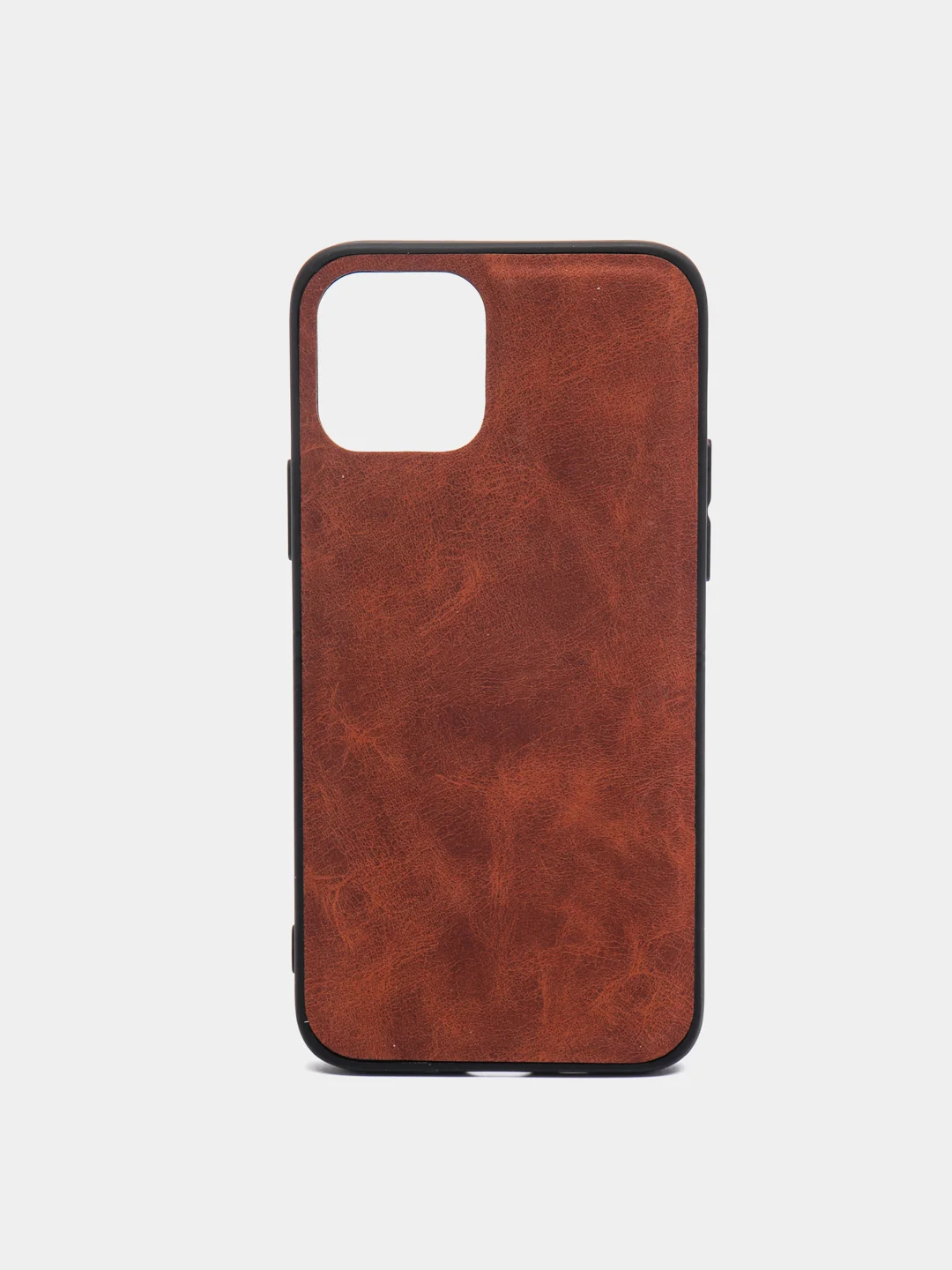 Коричневый чехол для iPhone 11 / 12 13 Pro Max, кожаный айфон про макс