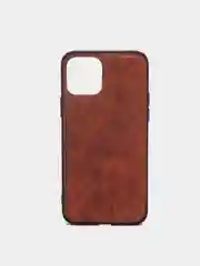 Коричневый чехол для iPhone 11 / 12 13 Pro Max, кожаный айфон про макс