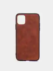Коричневый чехол для iPhone 11 / 12 13 Pro Max, кожаный айфон про макс