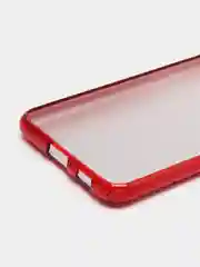 Красный чехол блестящий Samsung Galaxy S21 Plus накладка c блёстками Самсунг S21 +