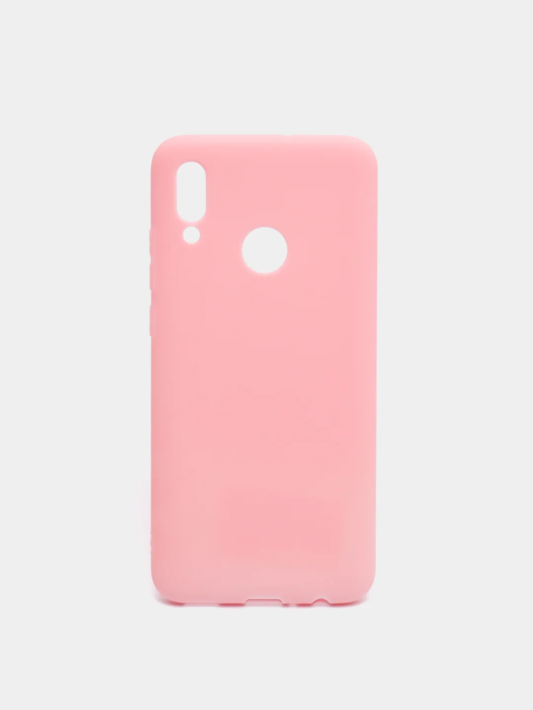 Розовый чехол силиконовый для Huawei P Smart 2019/10 Lite, матовый