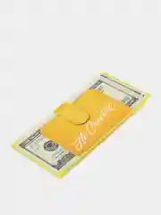 Бирюзовый конверт для денег, 16,5 х 8 см, микс