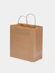 Пакет бумажный с кручеными ручками / Крафтовый пакет  220x120x250 мм