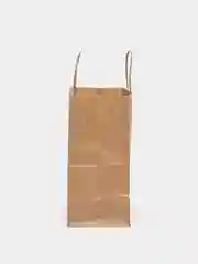 Пакет бумажный с кручеными ручками / Крафтовый пакет  220x120x250 мм