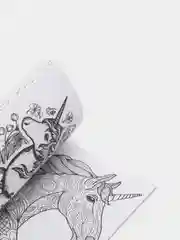 Раскраска-антистресс для творчества и вдохновения "Единороги"