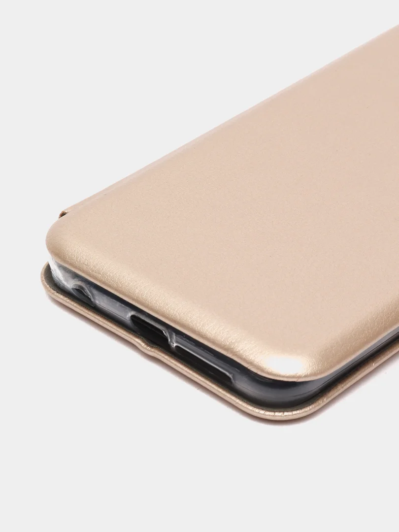 Золотой чехол-книжка для Honor 9