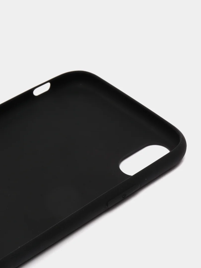 Черный чехол iPhone 7/8 SE(2020), 7+/8+, XR, 11, 12 mini, 12/12 pro, 12 pro max, силиконовый