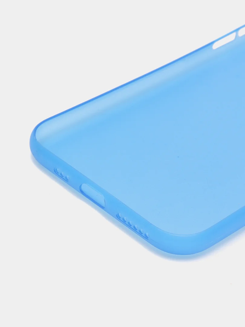 Голубой прозрачный чехол для Apple iPhone 11 / 11 Pro / 11 Pro Max