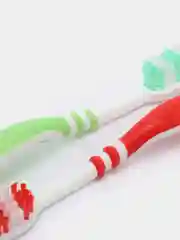 Зубная щетка, средней жесткости, 4 штуки