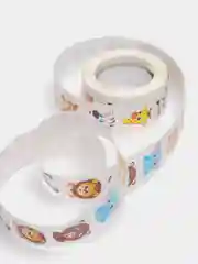 Голубой наклейки детские, в рулоне, 500 штук