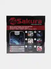 Индиго весы напольные Sakura SA-5000-3 "Абстракция", до 130 кг, механические, синие
