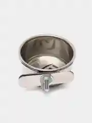 Миска для птиц, грызунов и других животных, металлическая, на винте, 150 мл