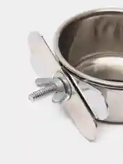 Миска для птиц, грызунов и других животных, металлическая, на винте, 150 мл
