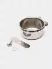 Миска для птиц, грызунов и других животных, металлическая, на винте, 150 мл