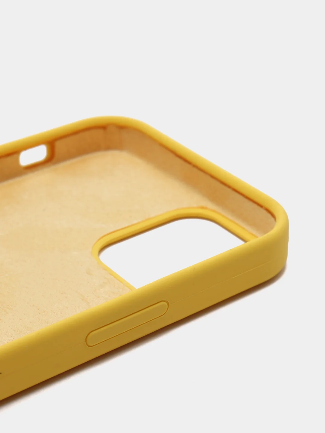 Желтый чехол Silicone Case для iPhone 12Mini, 12, 12 Pro, 12 Pro Max