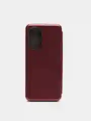 Бордовый чехол книжка на Honor 50 / Huawei Nova 9