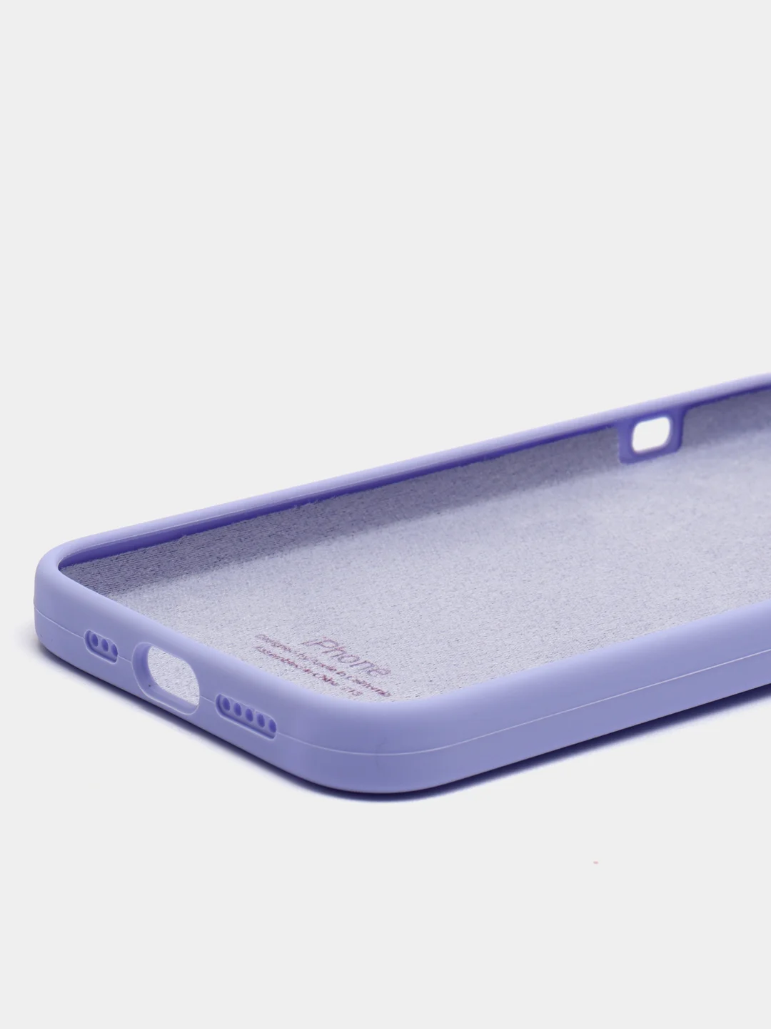 Аметистовый чехол силиконовы на iPhone 13 Pro