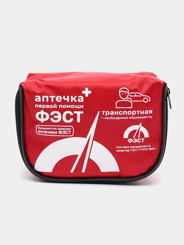 Аптечка первой помощи транспортная "ФЭСТ", перечень №4, мягкий футляр