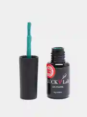 Гель лак для ногтей, гель-лак LuckyLak FL №016, 8g зеленый, изумрудный, темный бирюзовый