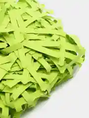 Желтый бумажный наполнитель цветной, стружка, для коробок