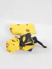 Голубой карманный складной зонт GD Little Daisy, 17,5 см