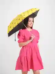 Желтый карманный складной зонт GD Little Daisy, 17,5 см