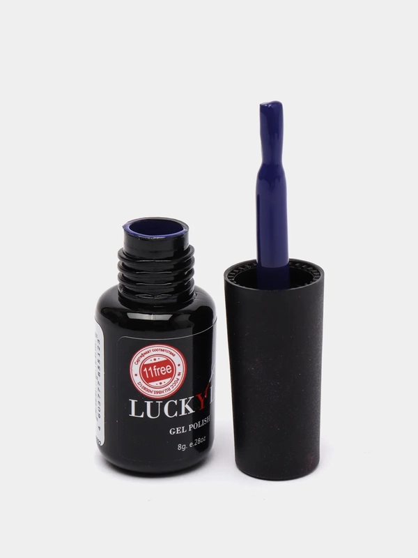 Гель лак для ногтей LuckyLak FL №089 8g яркий фиолетовый гель-лак для маникюра и педикюра