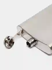 Серебряный фляжка подарочная сувенирная 8,5oz, 250 мл