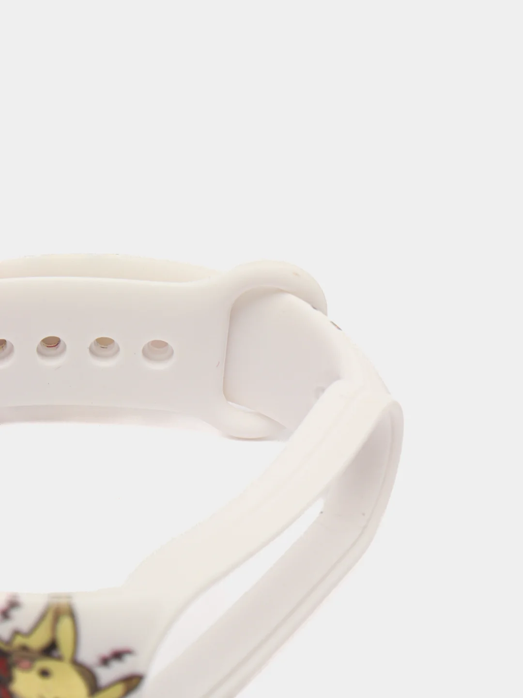 Красный силиконовый ремешок ПИКАЧУ для Xiaomi mi band 3 / 4 / 5 / 6