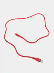 Красный кабель зарядный Hoco X59 на Type-C, Micro-USB, Lightning, антизагиб (для iPhone и Android)