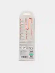 Красный кабель зарядный Hoco X59 на Type-C, Micro-USB, Lightning, антизагиб (для iPhone и Android)