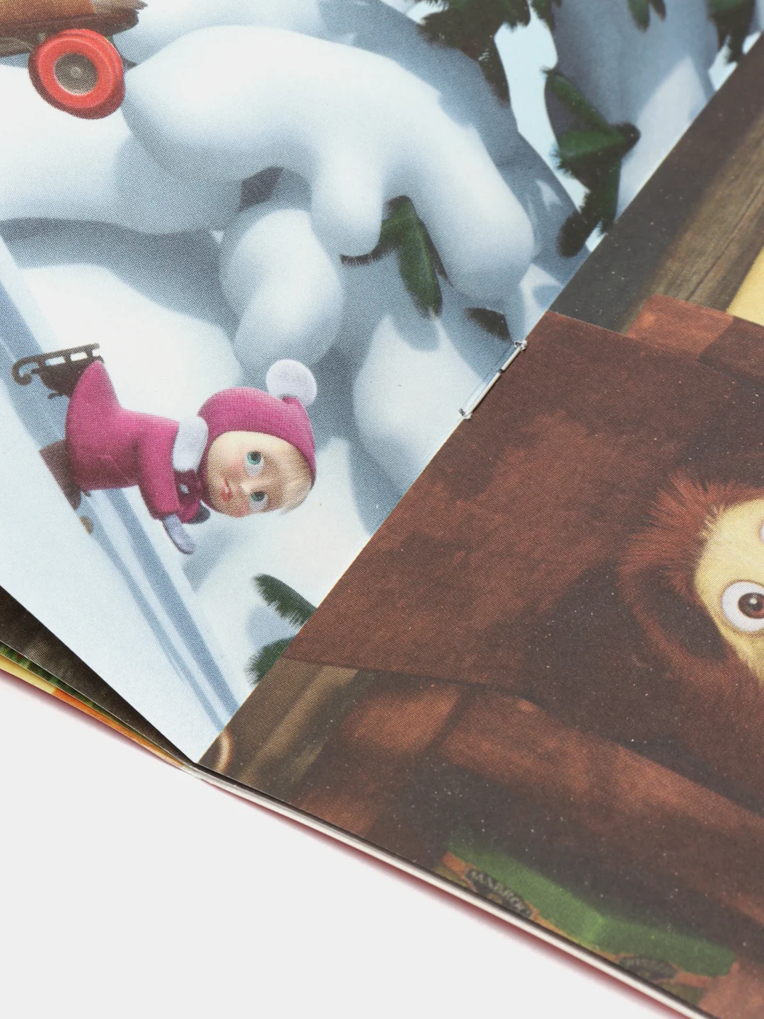 Коричневый книги обучающие "Маша и Медведь"