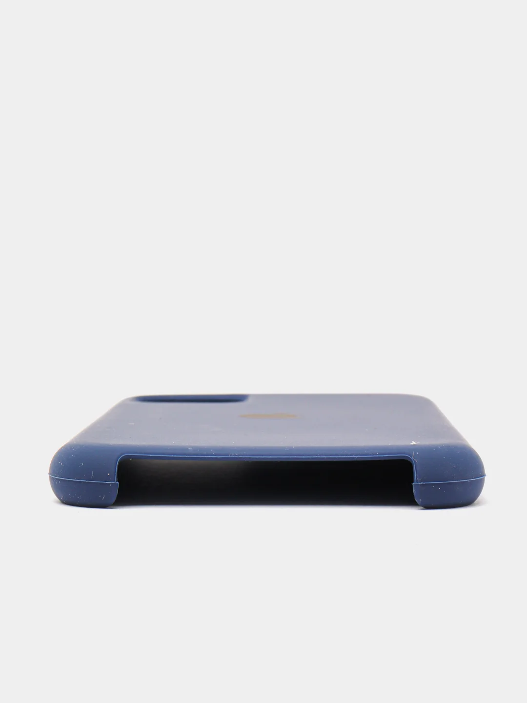 Индиго чехол для iPhone 11 силиконовый, с логотипом