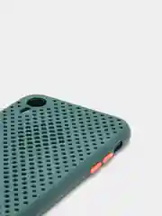 Тёмно-зелёный чехол с защитой камеры на iPhone XS, XR, XSMAX, 11 PRO MAX, 12 PRO, 12 PROMAX