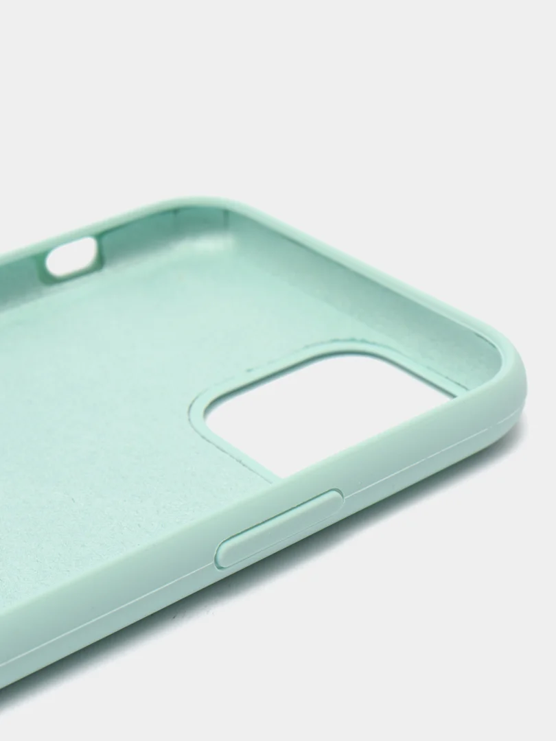 Бирюзовый чехол Silicone Case для iPhone 11 Pro, силиконовый