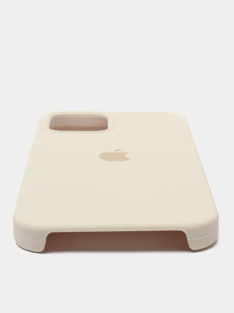 Бежевый чехол Silicone Case для iPhone 12/12 Pro