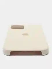 Бежевый чехол Silicone Case для iPhone 12/12 Pro