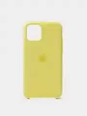Желтый чехол Silicone Case для iPhone 11 Pro, силиконовый