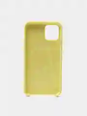 Желтый чехол Silicone Case для iPhone 11 Pro, силиконовый