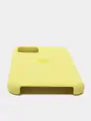 Желтый чехол Silicone Case для iPhone 11 Pro, силиконовый