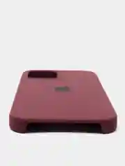 Багровый чехол Silicone Case для iPhone 12/12 Pro