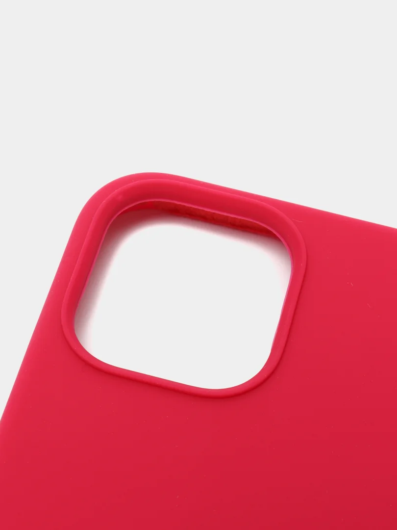 Алый чехол Silicone Case для iPhone 12/12 Pro