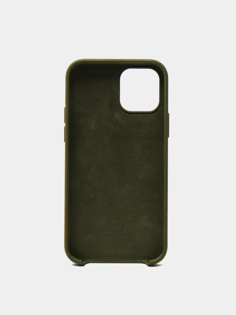 Зеленый чехол Silicone Case для iPhone 12/12 Pro