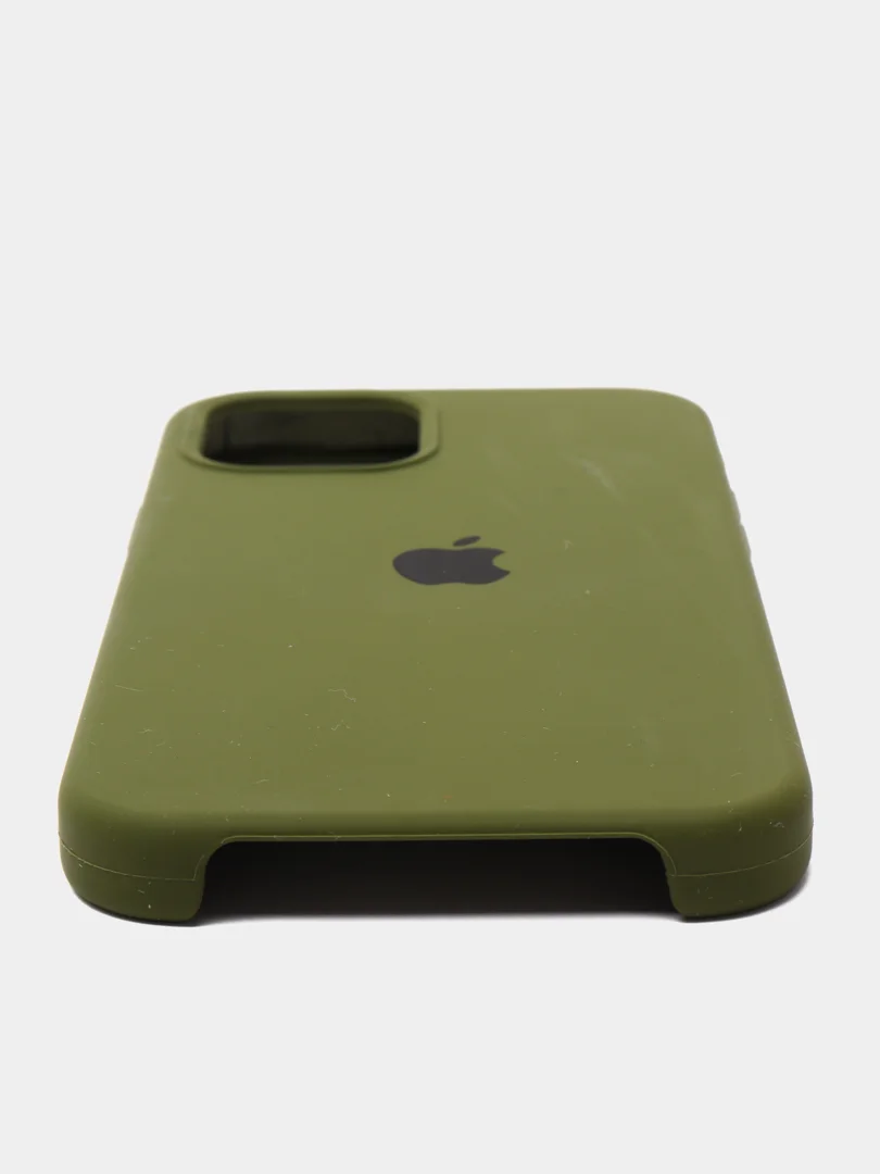 Зеленый чехол Silicone Case для iPhone 12/12 Pro