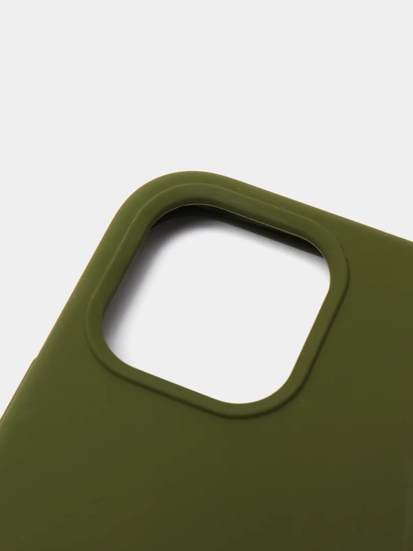 Зеленый чехол Silicone Case для iPhone 12/12 Pro