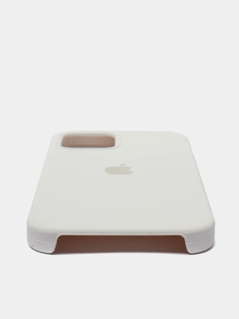 Белый чехол Silicone Case для iPhone 12/12 Pro