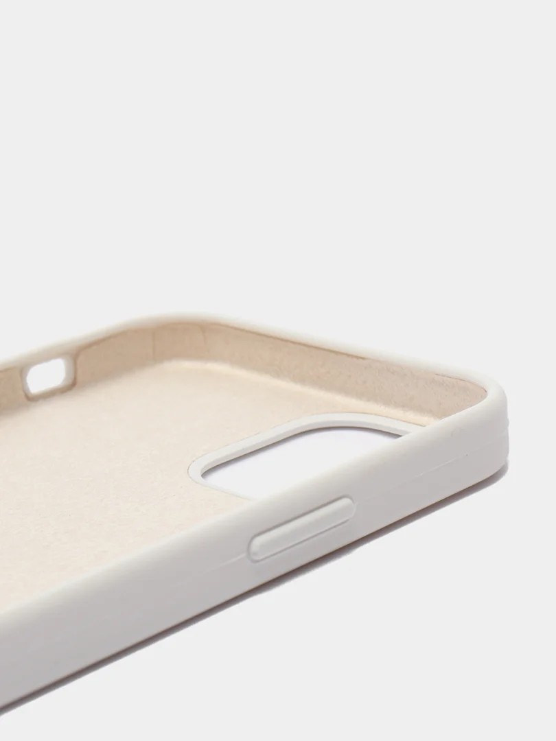 Белый чехол Silicone Case для iPhone 12/12 Pro
